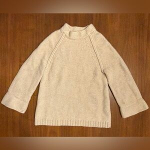 J. Crew 100% Italian Cashmere Sweater Light Beige Size Medium